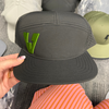 Volt Sports Hat - 7 Panel - Green Checkers
