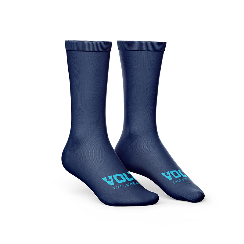 Navy Volt Socks