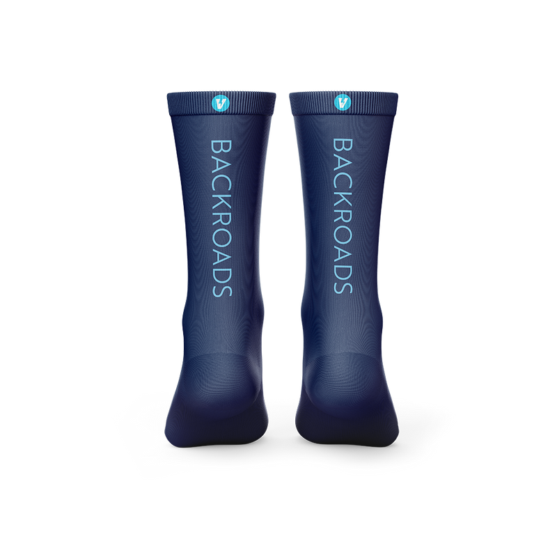 Navy Volt Socks