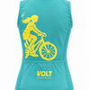 Sleeveless Charge Jersey - Teal & Yellow