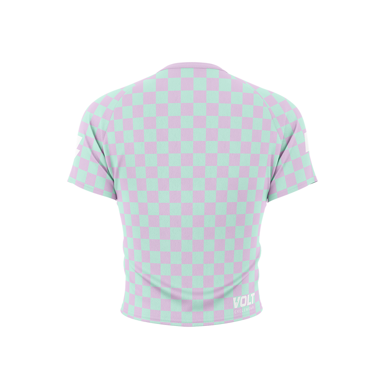 Cropped Alloy Tee Checkered