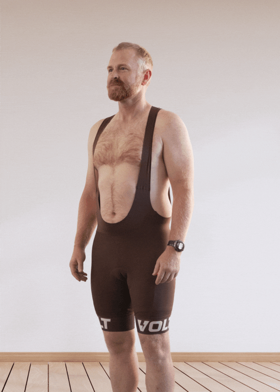 ION Gray Droptail Bib Shorts