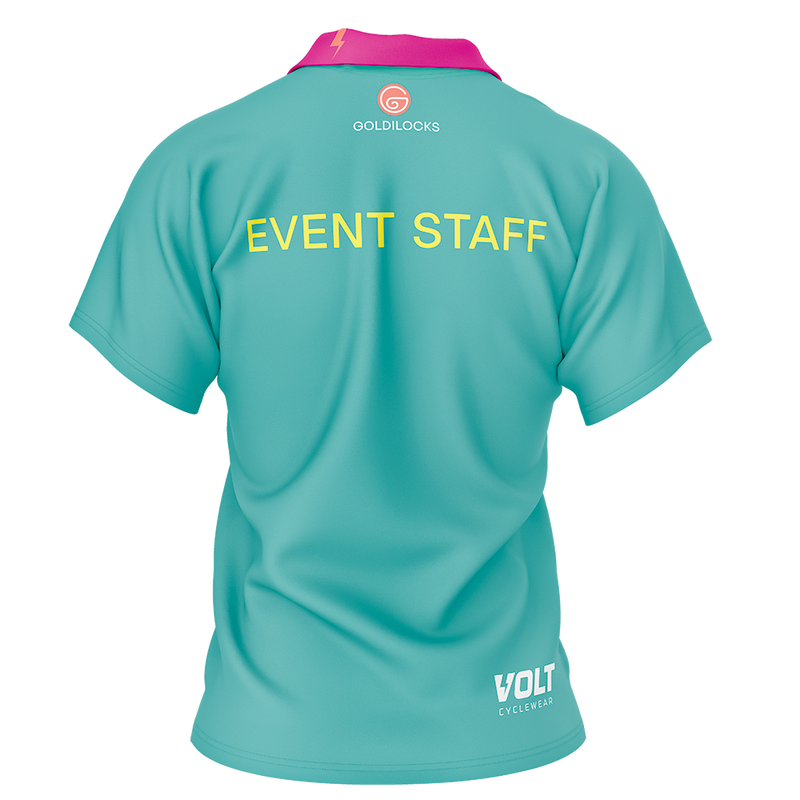 Shop Shirt - Event Staff - Teal & Yellow