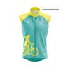 Sleeveless Charge Jersey - Teal & Yellow