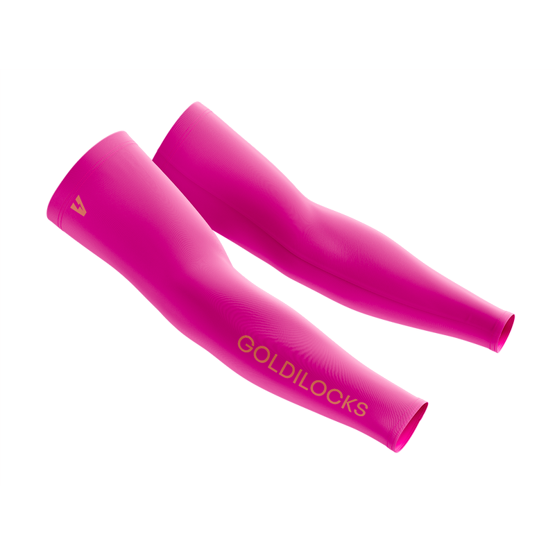 Thermal Arm Warmers  - Pink & Orange