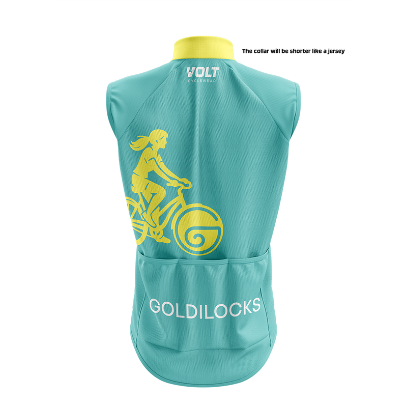 Sleeveless Charge Jersey - Teal & Yellow
