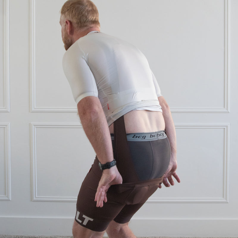 ION Gray Droptail Bib Shorts