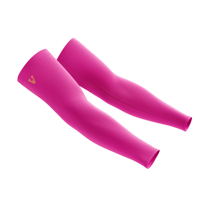 Thermal Arm Warmers  - Pink & Orange