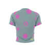 Cropped Alloy Tee Poppies