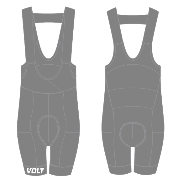 ION Gray Droptail Bib Shorts