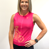 Sleeveless Charge Jersey - Pink & Orange