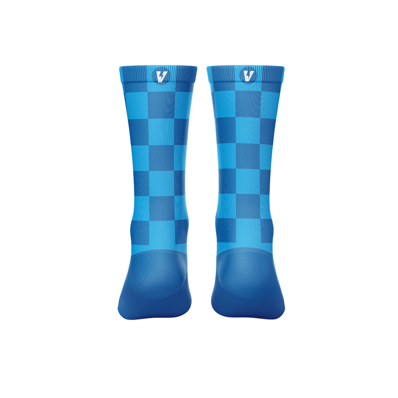Volt Socks - Blue Checker