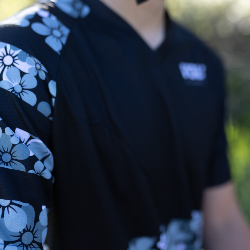 Amp Jersey - Grey Flowers