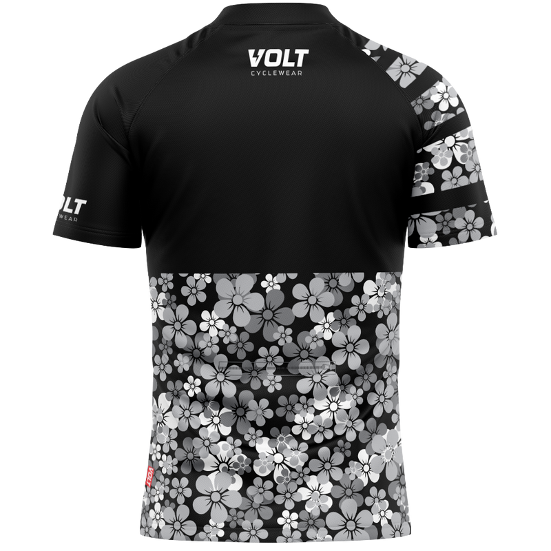 Amp Jersey - Grey Flowers