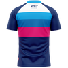 Amp Jersey - Blue Stripes + Pink