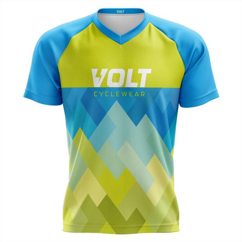 Amp Jersey - Hyper Green Argyle